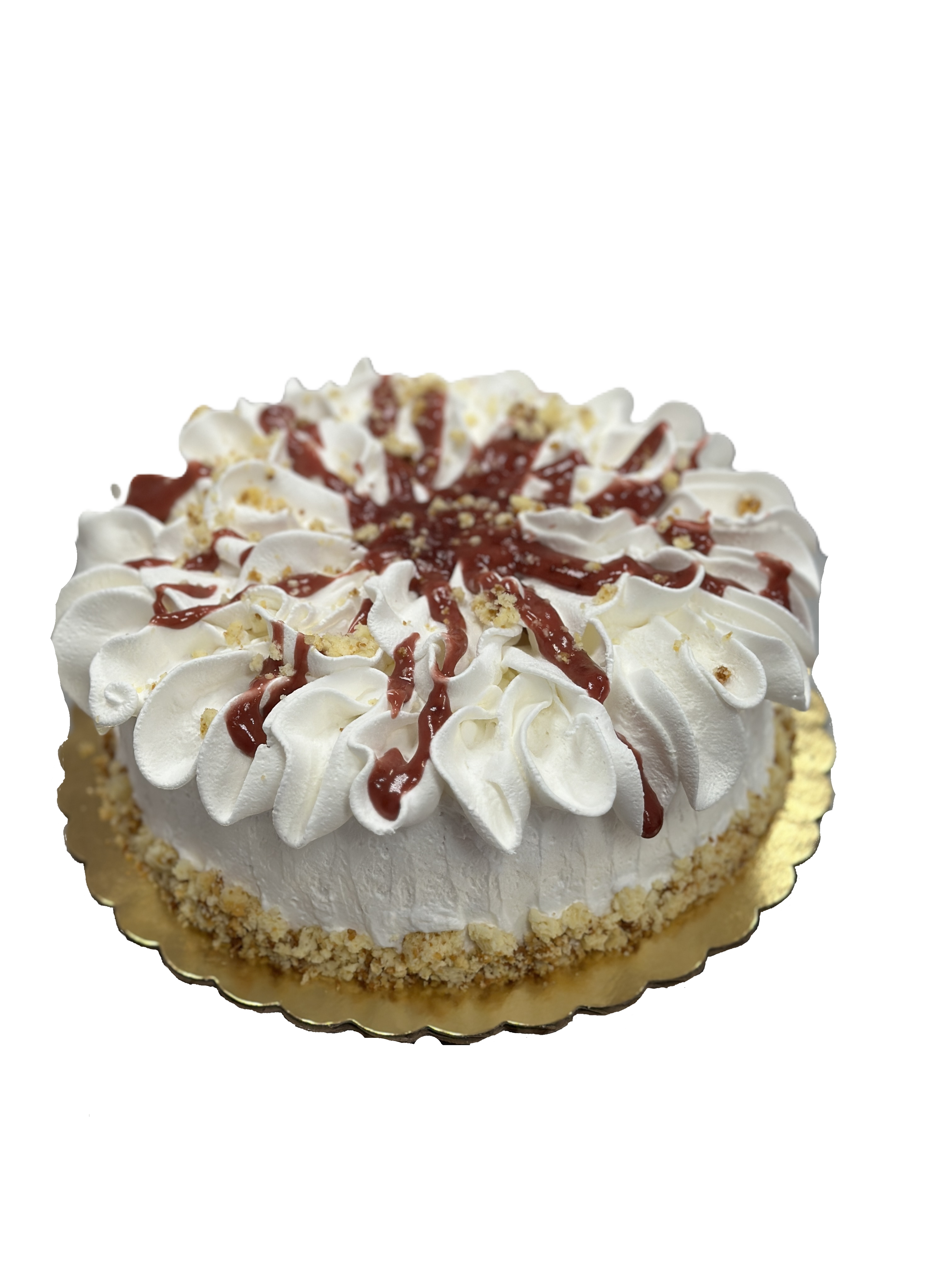 Mini Strawberry Ruffle Cake