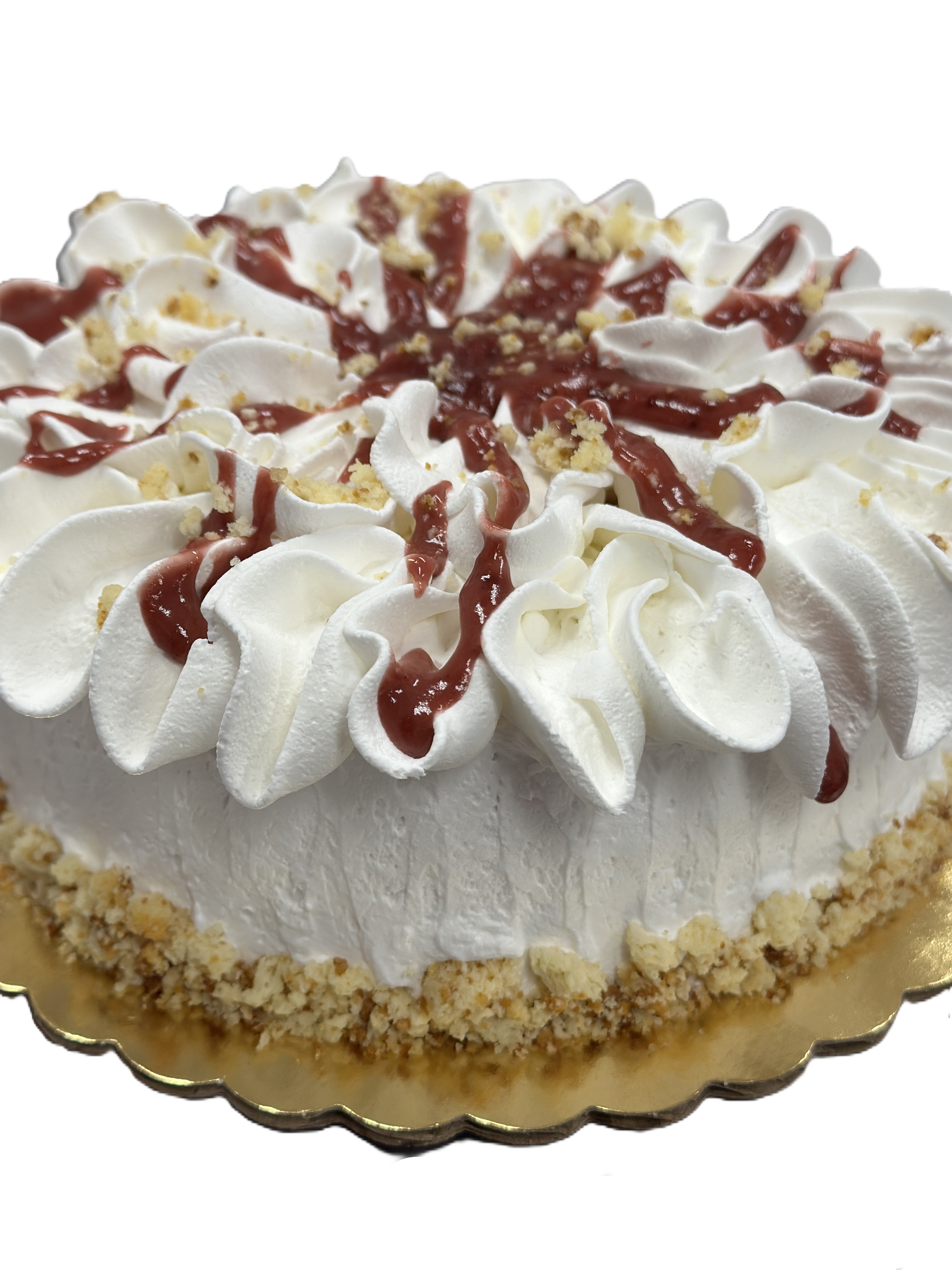 Mini Strawberry Ruffle Cake