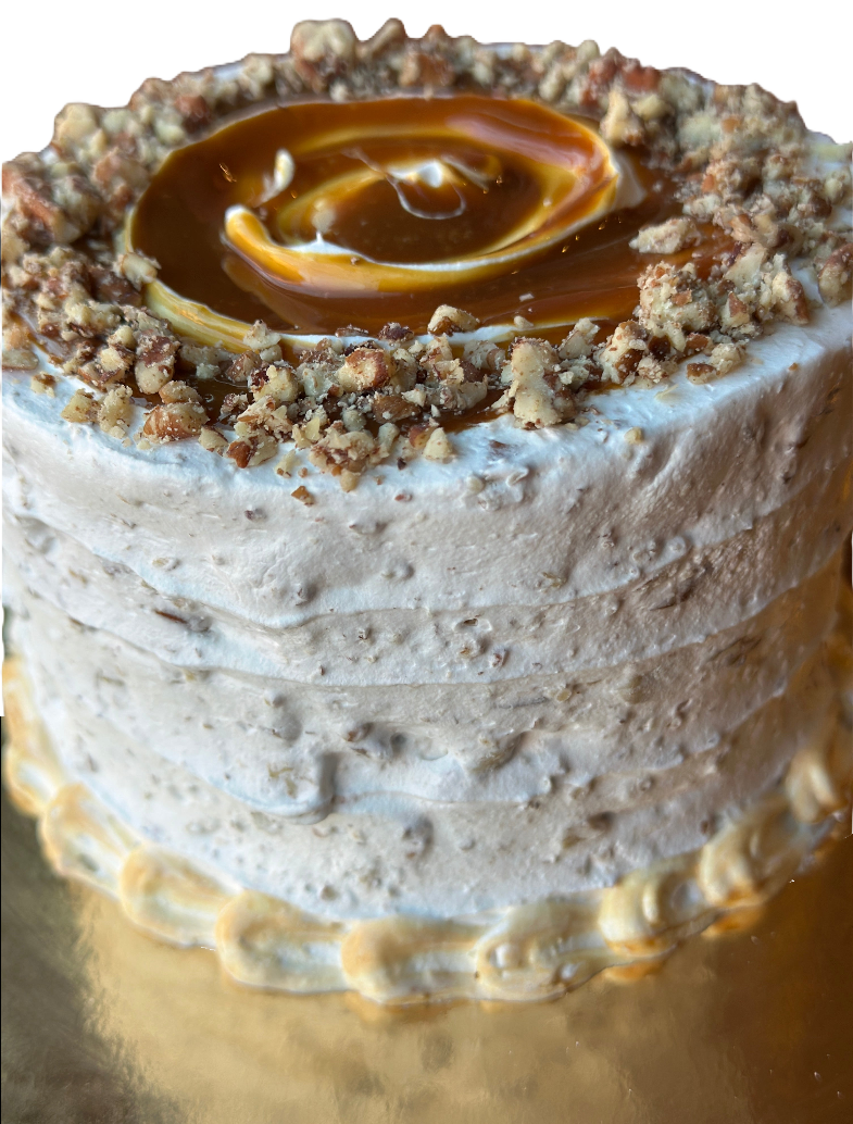 Mini Pecan Caramel Cake