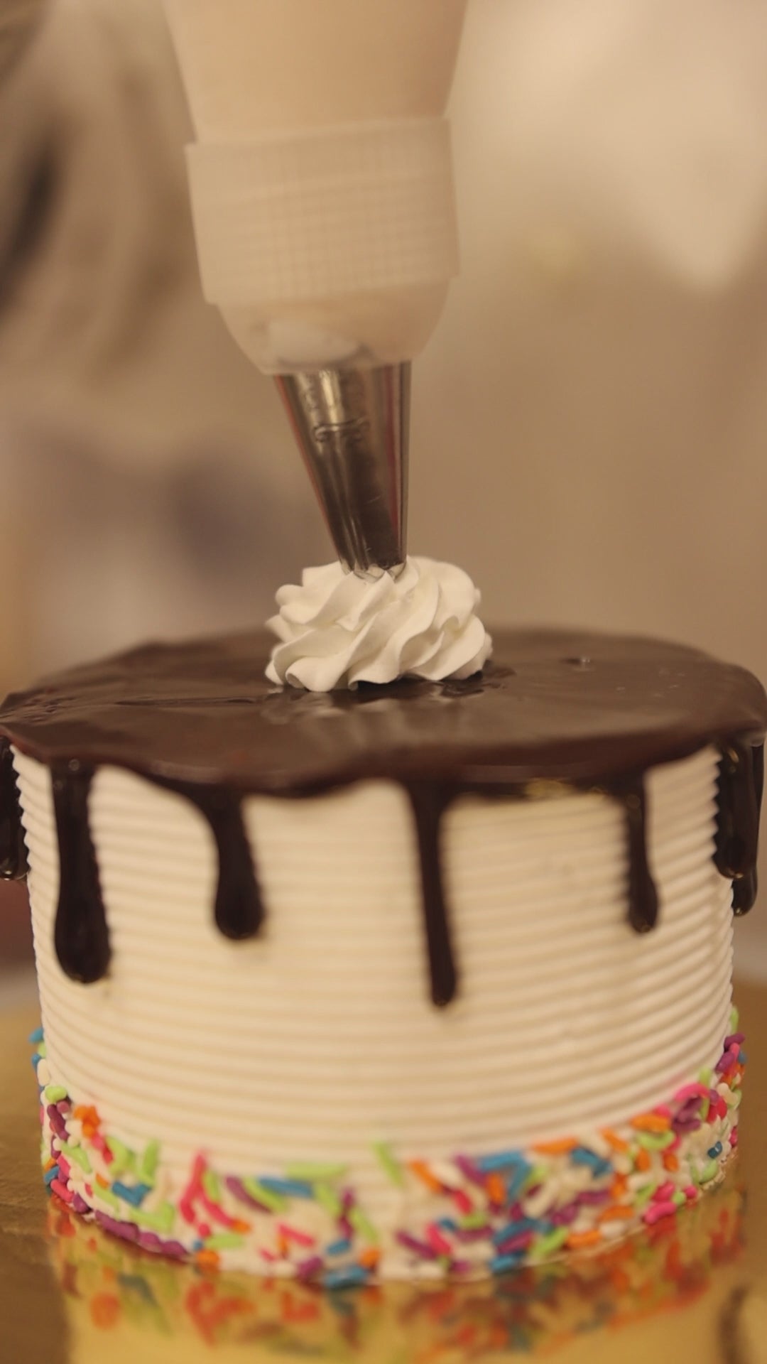 Load video: Large Classic Birthday Cake